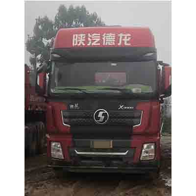 Shan Qi 460HP 6*4 heavy semi tractor Junheng Tongda heavy duty dump semi trailer